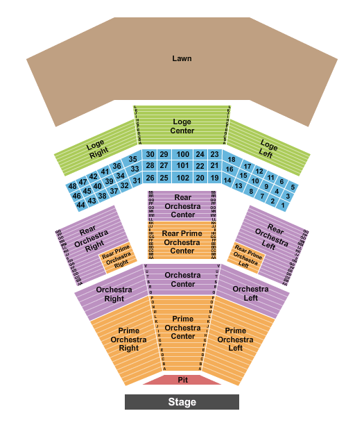 Wolf Trap National Park for the Performing Arts Erykah Badu Seating Chart